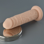 Телесный фаллоимитатор JoyStick на присоске - 15 см. (Цвет: телесный)