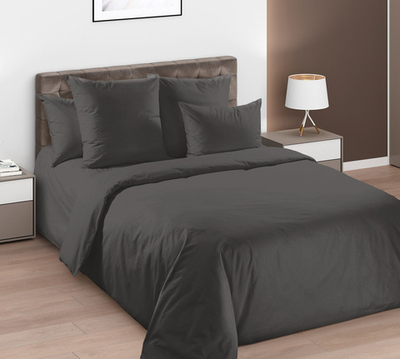 Постельное белье перкаль однотонное ЕвроСтандарт Летняя гроза