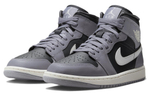 Кроссовки Jordan Air Jordan 1 Mid "Cement Grey" (Женская размерная сетка)