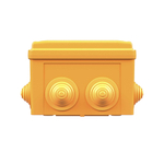 Коробка пластиковая FS с кабельными вводами и клеммниками, IP55, 150х110х70 мм, 5р, 450V, 30A, 16 мм2