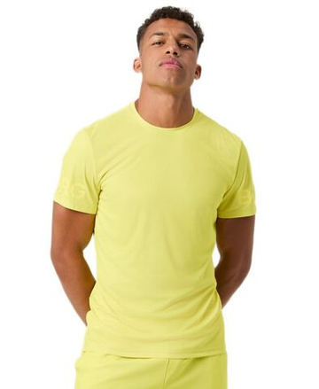 Мужская теннисная футболка Bjorn Borg Light - лимонный тоник