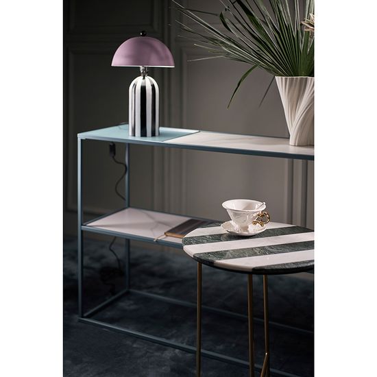 Стол консольный mayen, 120х35х76 см, белый/бирюзовый