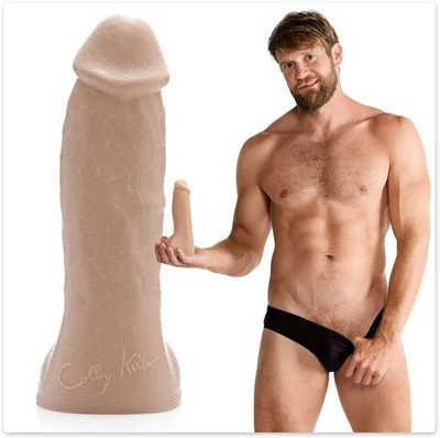 Реалистичный фаллоимитатор Fleshjack Boys - Colby Keller - 19 см. (Цвет: телесный)