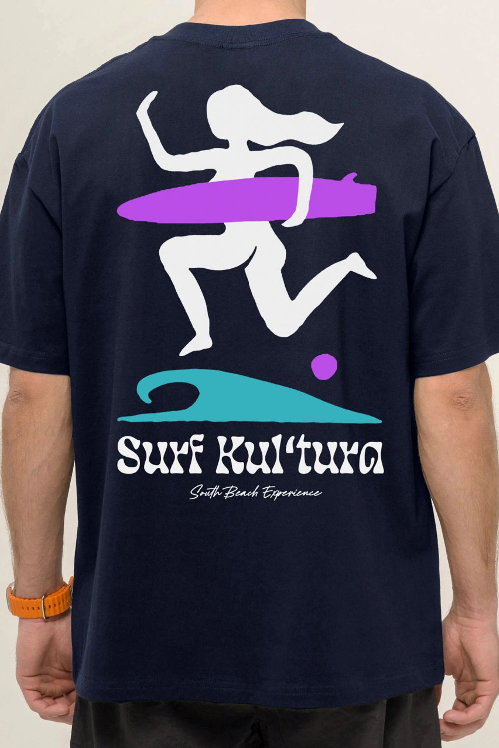 Футболка КУЛЬТУРА "SURF KULTURA", синий