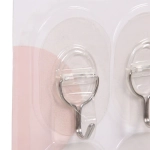 Крючки в наборе 9шт на липкой основе «БАСТОФ», форма овал, нагрузка 3кг/6,5*4,5см