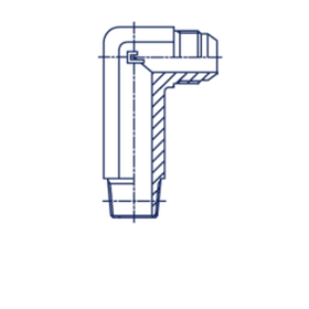 Штуцер FRMC90 JIC 7/8 - BSP 3/4 (удлин.)