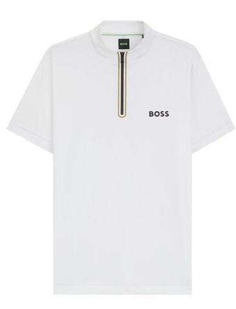 Мужская теннисная футболка BOSS Taylor TOC - white