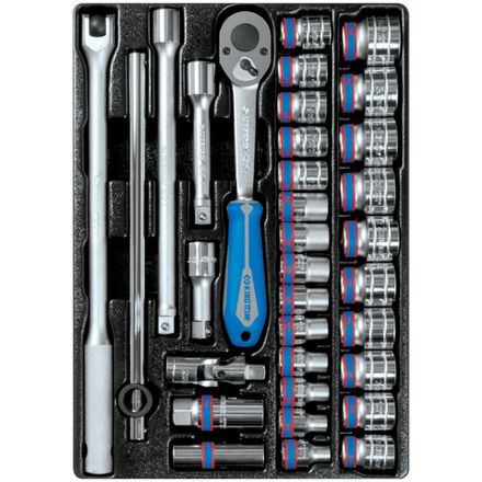 Цена на KING TONY (932-000MR) Набор инструментов в красной тележке, 173 предмета