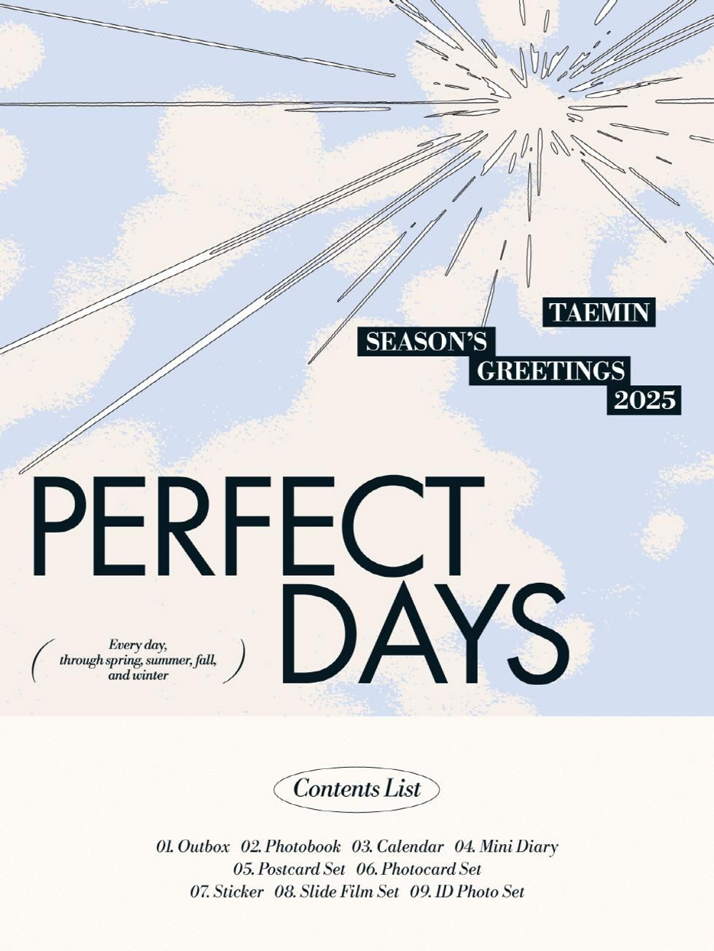 товары TAEMIN - PERFECT DAYS 2025 Season's Greetings