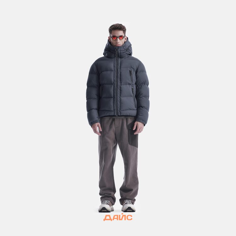 Пуховик мужской Krakatau Rook Hooded Puffer Jacket артикул:Qm559-2 - купить в магазине Дайс