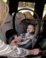 Коляска 3 в 1 Cybex Priam IV Rosegold complete и автокресло Cloud T i-Size Mirage Grey Plus Peach Pink