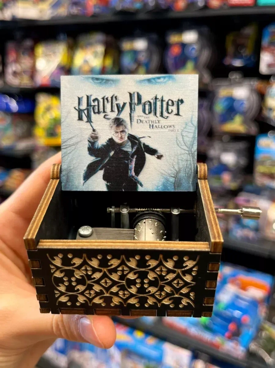Музыкальная шкатулка Гарри Поттер деревянная