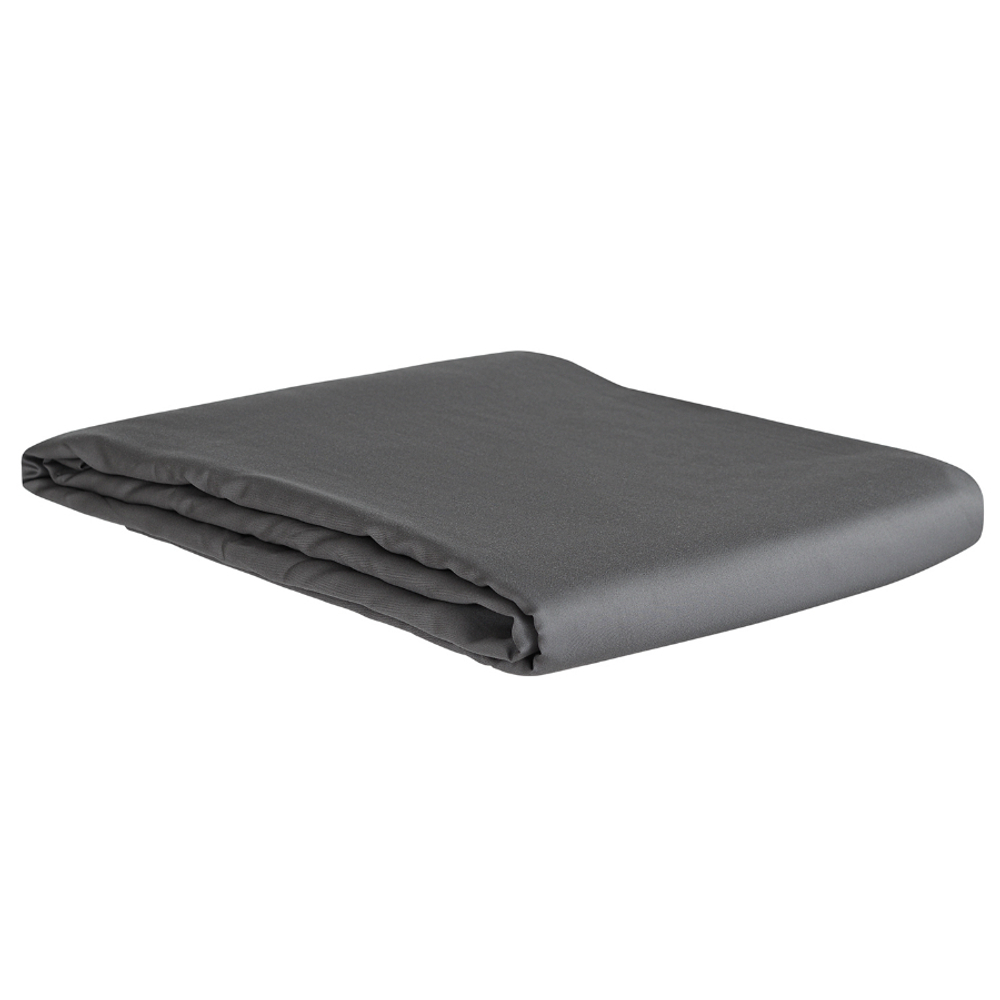 Простыня 240х270 Tkano Wild сатин темно-серый