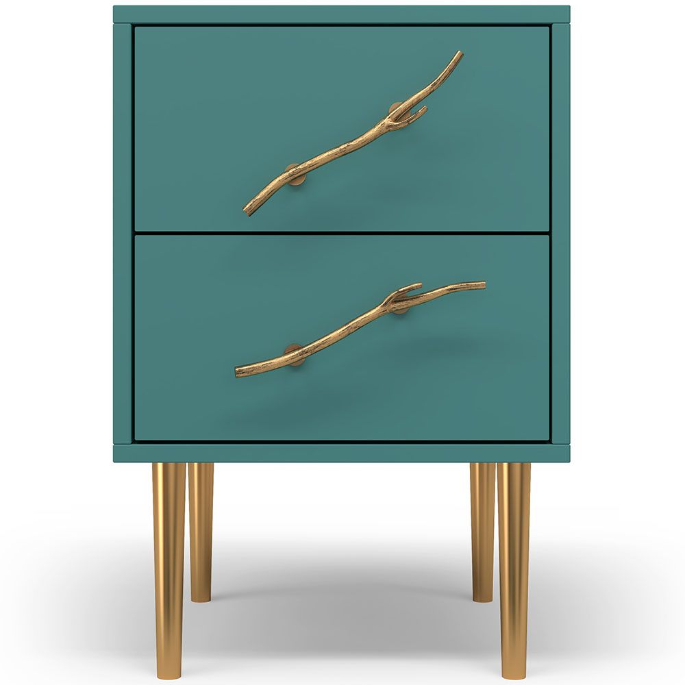 Тумба Арт Колор matte Стайл Голд Пастельно-синий матовый