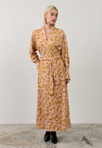 Платье макси цветок