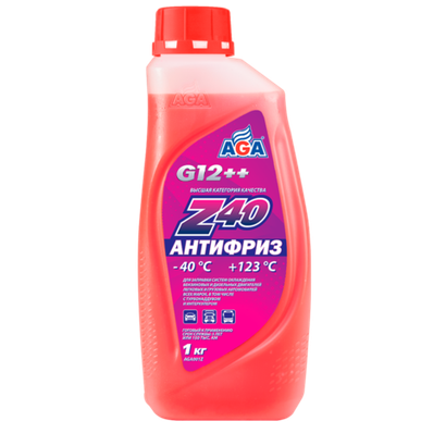 ОЖ Антифриз готовый AGA Z-40 G12++ красный (1кг)