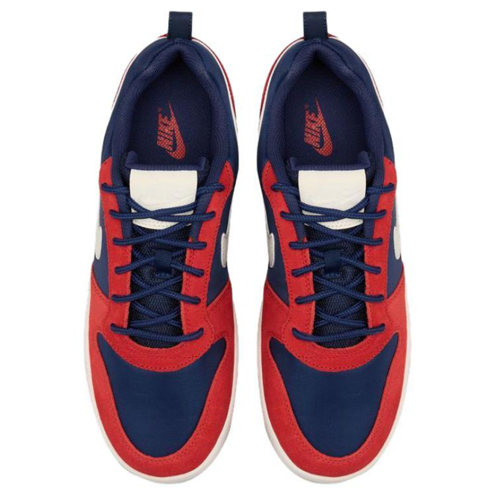 Мужские кроссовки Nike Court Borough Low Premium 'Midnight Navy Sail University Red' 844881-401