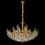 Citilux RITZ CL310122 Люстра хрустальная подвесная Золото