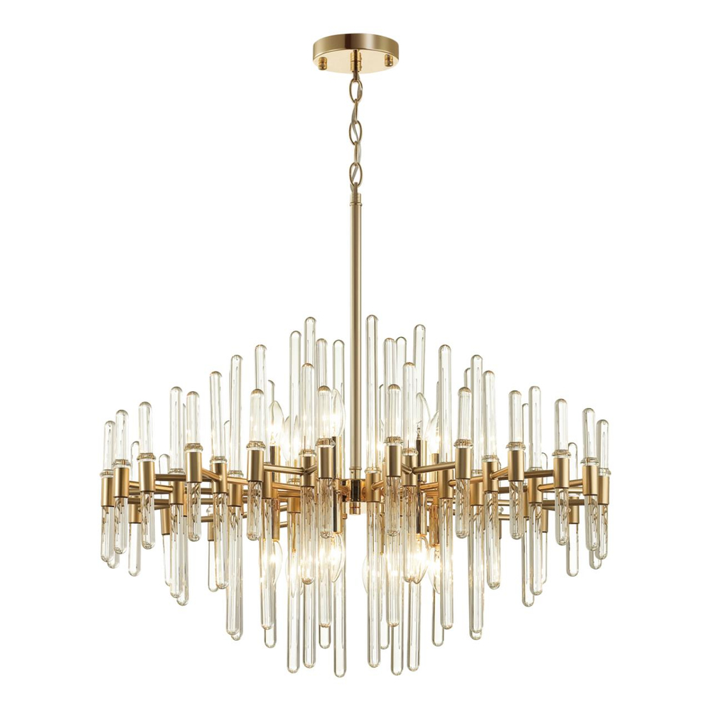 4988/12 HALL ODL22 641 золотой/стекло Люстра E14 12*40W STIKA