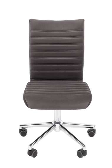 Офисное кресло Chairman 033 Россия ткань велюр T-55 серый