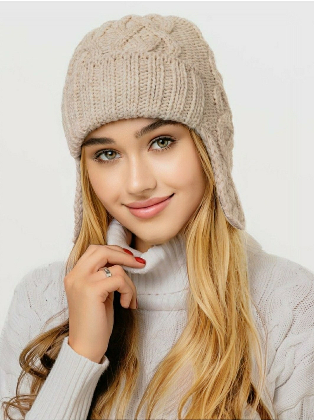 Шапка ушанка АЙС (Флис)