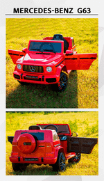 Детский электромобиль "Mercedes-Benz  G63" 12V,красный