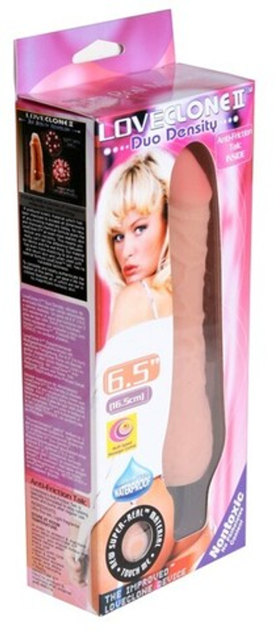 Реалистичный вибро-фаллос Duo Density (16 см , телесный) (Цвет: телесный)