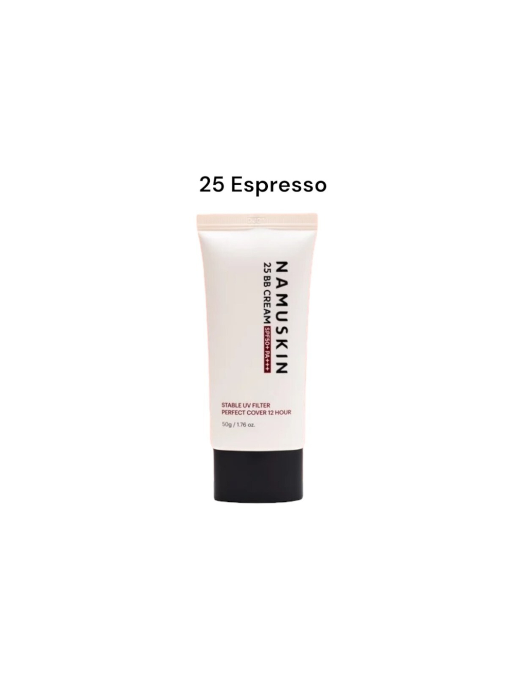 Увлажняющий веганский ВВ крем Namuskin 25 bb cream Espresso SPF50+ (25 тон)