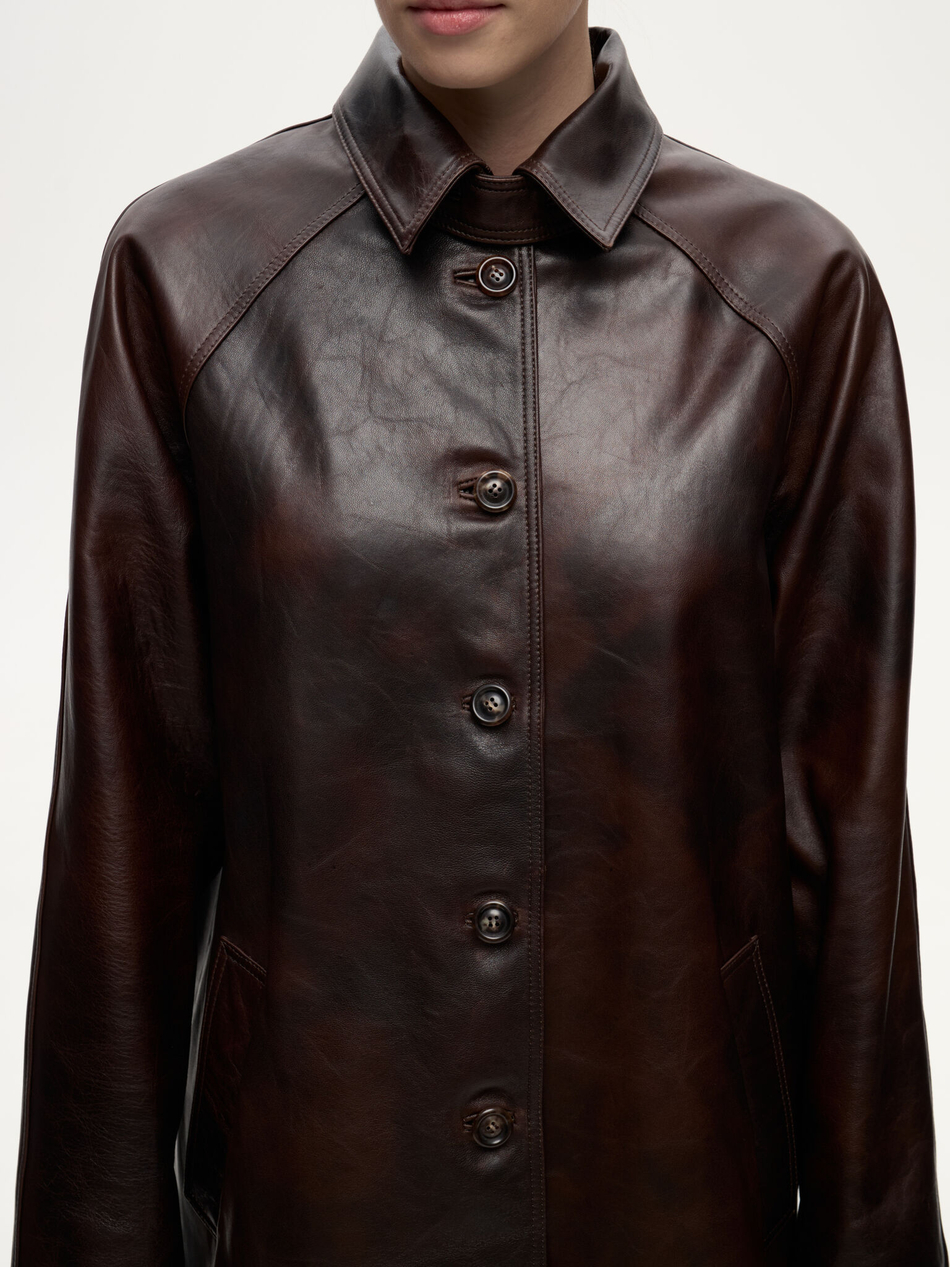 Кожаное пальто Маргарет