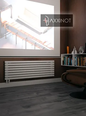 Axxinot Fortalla Z - горизонтальный трубчатый радиатор шириной 1000 мм