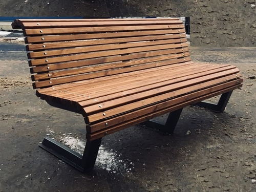 Скамья Мехико (со спинкой)