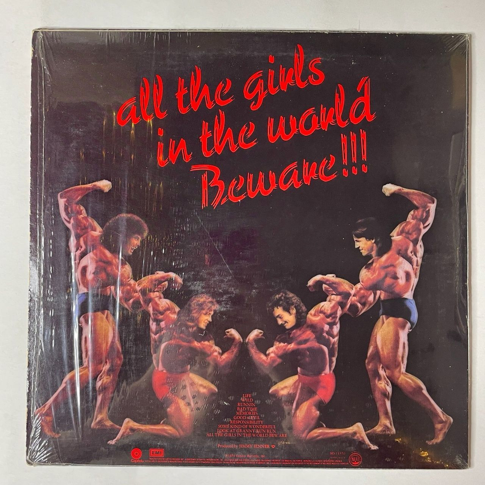 Винтажная виниловая пластинка LP Grand Funk All The Girls In The World Beware (USA 1974)