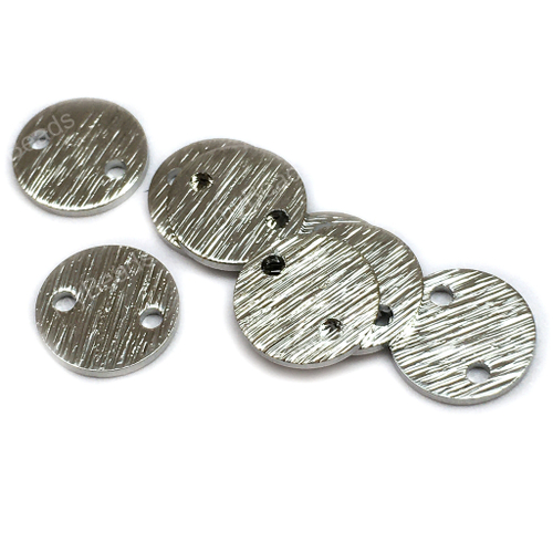 Коннектор "Монетка" 8 мм, родий