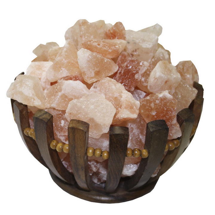 Соляная лампа Абажур Чаша К, розовая соль 2000000240459