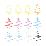 Набор гелевых ручек ArtSpace "Кот-сластена" 12цв., 1,0мм, с блестками, ПВХ чехол