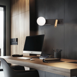 Citilux Декарт CL704451 LED Светильник с выключателем Чёрный+Бронза