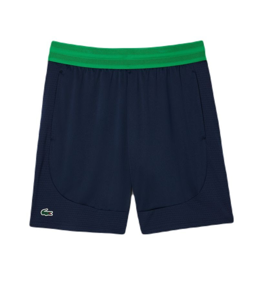 Мужские теннисные шорты Lacoste Ultra Dry Stretch Tennis - небесный