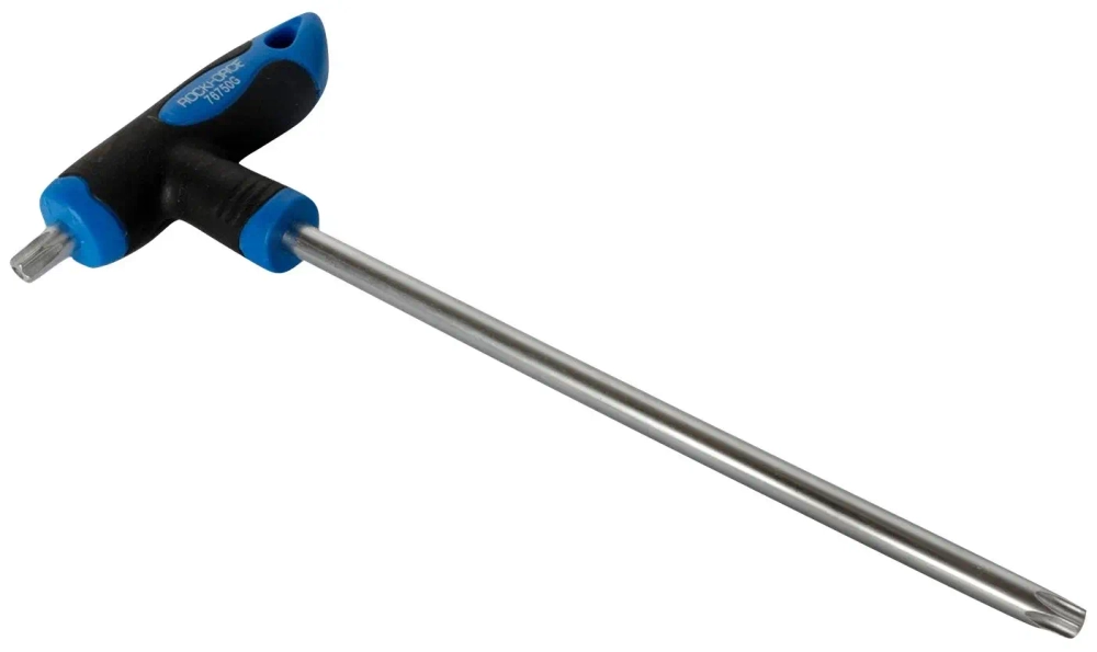 Ключ TORX T50х200ммRF-76750G: Т-образный с прорезиненной рукояткой, на пластиковом держателе ROCKFORCE