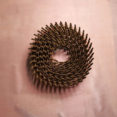 Барабанные гвозди по дереву тип CNW 25/50 BKRi (кольц. накат., 9000шт/уп)