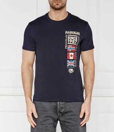 Футболка BLU MARINE Napapijri - темно-синий(NP0A4HQG)