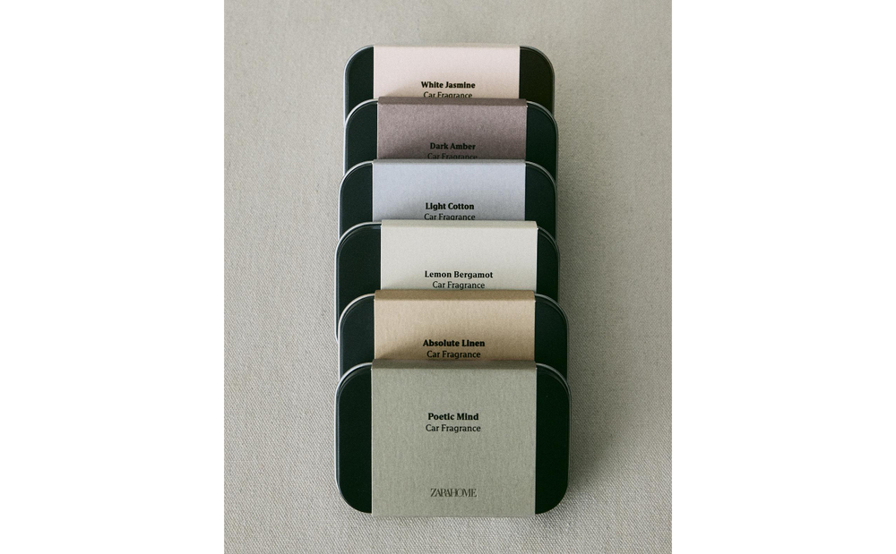 Zara Home Ароматизатор для автомобиля Poetic Mind 20 мл, аромат ароматический, Золотой