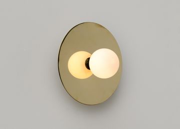 Disc and Sphere Wall Light by Atelier Aretti  -