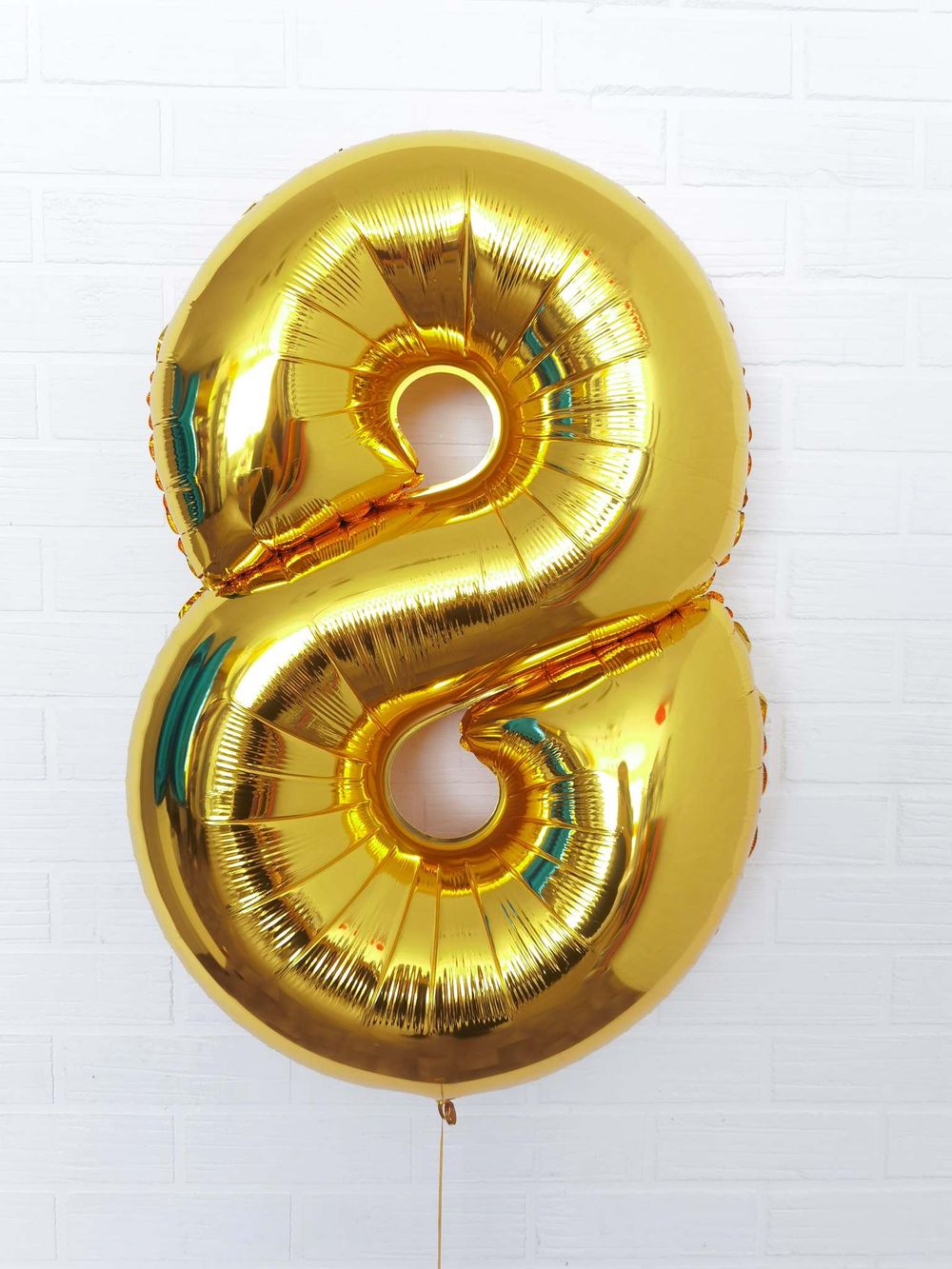 шар цифра 8 Золото