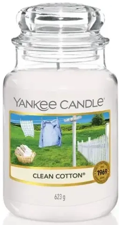 YANKEE CANDLE CLEAN COTTON 368 GR