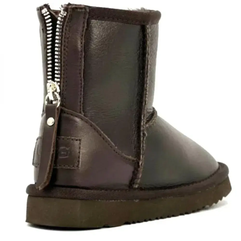 Ugg Kids Metallic Zip "Chocolate”