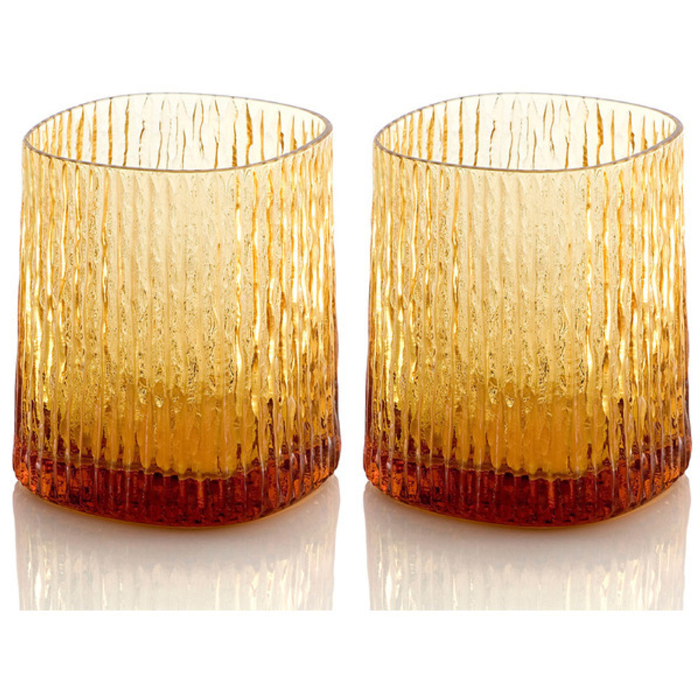Набор стаканов для воды 2шт 330мл IVV Ниагара янтарный