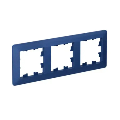 ATLASDESIGN AIR 3-постовая РАМКА, АКВАМАРИН/дымчатый черный