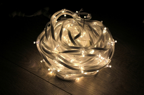 LED-FPC-3528-135-20M-12V-WW, Светодиод. гирлянда  теплая белая, 135 LED SMD3528, 20М, 12V