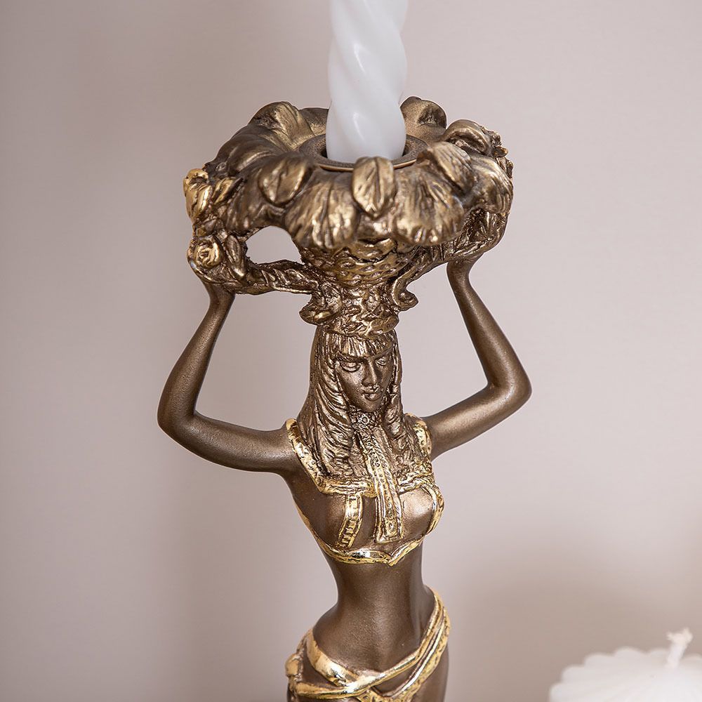 Подсвечник Цветок Египта Бронза