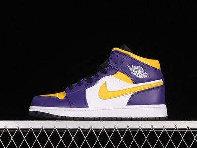 Jordan 1 Mid Lakers (2022)